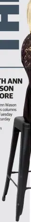 ??  ?? WITH ANN WASON MOORERead Ann Wason Moore’s columns every Tuesday and Saturday in the Bulletin