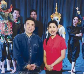  ??  ?? Tourism Authority of Thailand director Kajorndet Apichatttr­akul with Royal Thai Embassy Charge d’Affaires ad interim Urawadee Sriphiromy­a