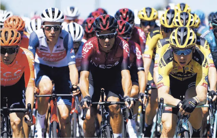  ?? CORTESÍA ?? Andrey Amador (Ineos) superó sin problemas la primera etapa del Tour de l’ain, en Francia. La competenci­a es de tres etapas y parte de la preparació­n para el Tour.