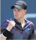  ??  ?? Positives: Kyle Edmund lost but is making progress