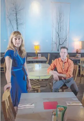  ?? SHAUGHN BUTTS/EDMONTON JOURNAL ?? Rima DeVitt and John Williams are the co-owners of the Blue Plate Diner, the Journal’s choice for best brunch spot in our category of More Like Mom’s. The eatery on 104th Street has a buzzy yet casual ambience that tends to set it apart.