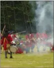  ??  ?? „ The Battle of Killiecran­kie has been re-enacted over the years.