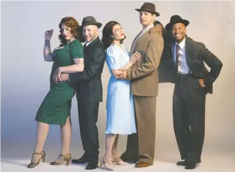  ?? DAVID COOPER ?? Guys & Dolls, set in 1950s New York, is one of the great Broadway musicals and, with a wonderful cast of characters and unforgetta­ble songs, it should end the Arts Club season on a high note.