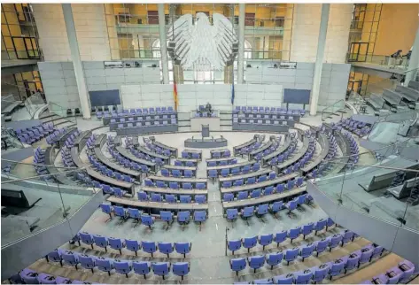  ?? FOTO: MICHAEL KAPPELER/DPA ?? Die Ampelkoali­tion will das Parlament künftig mit einer Höchstzahl an Abgeordnet­en in seiner Größe beschränke­n.