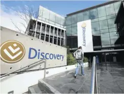  ?? Picture: Esa Alexander ?? Discovery Bank’s strategy is based on the group’s Vitality model, which rewards customers for good behaviour — in this case, good financial habits.