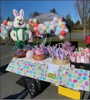  ?? SUBMITTED PHOTO ?? This year the Daniel Boone Optimist Club distribute­d about 150gift bags thanks to all the businesses that made donations.