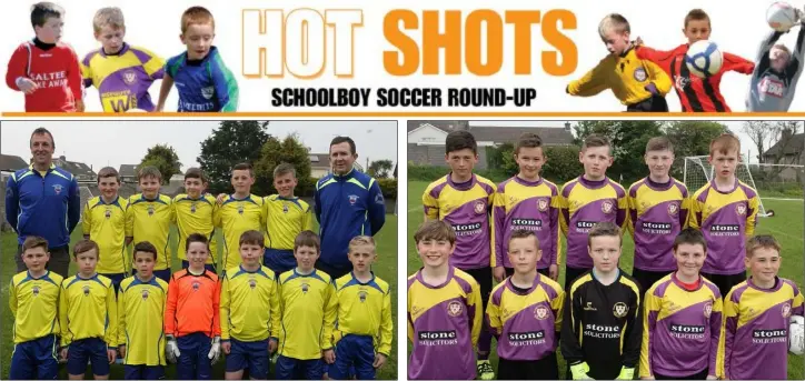  ??  ?? New Ross Town, who are in a play-off to decide the Under-12 Division 1 league title. The Wexford Albion squad.