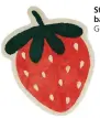  ?? ?? Strawberry bath mat, £10, George Home