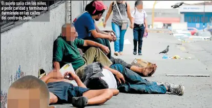  ?? Fotos:
EXTRA ?? El sujeto salía con los niños a pedir caridad y terminaban durmiendo en las calles del centro de Quito.