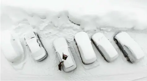  ?? Foto: Helmut Fohringer, dpa ?? So kann es in den nächsten Tagen in weiten Teilen Bayerns aussehen, denn die Wetterdien­ste sagen extreme Schneefäll­e voraus.