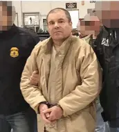 ?? PHOTO AFP ?? Le présumé narcotrafi­quant Joaquin Guzman est accusé aux États-unis d’avoir dirigé le puissant cartel de Sinaloa.