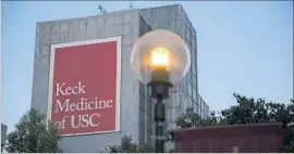  ?? Patrick T. Fallon For The Times ?? USC banned Dr. Carmen Puliafito from campus and university medical facilities.