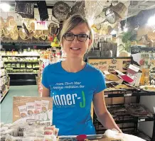  ??  ?? Justyna Kozlowska has parlayed a dedication to healthy eating into Inner J, a successful — and growing — line of healthy, high-protein snack bars.