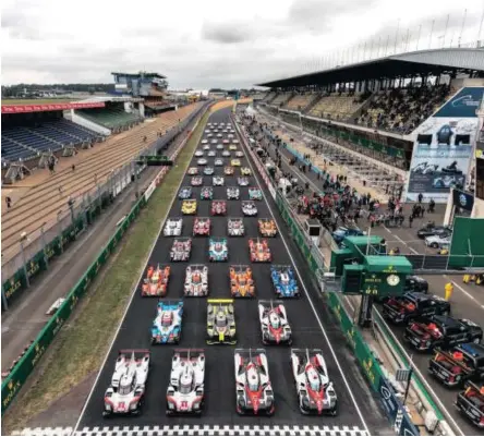  ??  ?? The 85th running of the iconic Le Mans 24 Hour race starts at 3pm on Saturday.