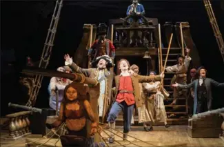  ?? CYLLA VON TIEDEMANN PHOTO ?? Members of the company in “Treasure Island” at the Avon Theatre in Stratford.