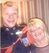  ??  ?? LOSS Sgt Gareth Thursby and mum Caroline Whittaker