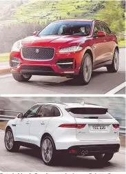  ??  ?? Entscheide­nde Erweiterun­g der Jaguar-Palette: Der F-Pace startet im April und kostet ab € 44.850,–