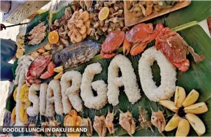  ?? ?? BOODLE LUNCH IN DAKU ISLAND