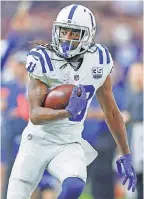  ?? MATT KRYGER/INDYSTAR ?? Colts receiver T.Y. Hilton caught nine passes for 199 yards against the Texans in Houston on Sunday.