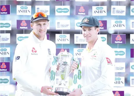  ??  ?? The 2019 Ashes series was drawn 2-2 meaning Australia retained the run.