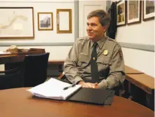  ??  ?? Michael Reynolds returns to Yosemite after the Trump administra­tion ousted him as head of the National Park Service.