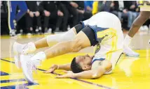  ?? Photo / AP ?? Golden State guard Stephen Curry could not get a roll on.