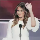  ?? ALEX WONG / GETTY IMAGES ?? There is growing concern among some Slovenians over Melania Trump’s impact on their country’s reputation.