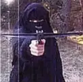  ??  ?? Hayat Boumeddien­ne, a suspected accomplice in the Paris attacks, is shown above in a 2010 image from Twitter.