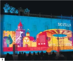  ??  ?? 2 2. Una imagen de la ciudad de Sevilla en la Euro 2020.