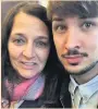  ??  ?? ●»Figen Murray with her son Martyn Hett