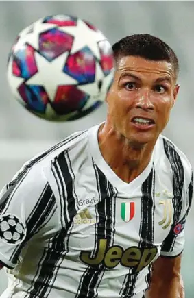  ??  ?? Cannoniere Cristiano Ronaldo, 35 anni,nella stagione scorsa ha segnato 31 reti (52 in A in Italia)