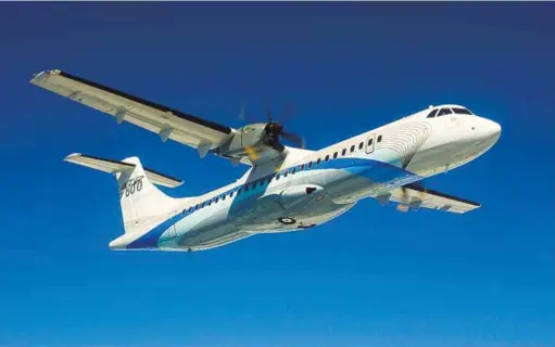  ??  ?? ATR has sold more than 1,500 aircraft and has over 200 operators in over 100 countries