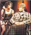  ??  ?? The Rocky Horror Show brings outrageous costumes and dance routines to the stage