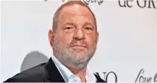  ?? YANN COATSALIOU, AFP/GETTY IMAGES ?? Harvey Weinstein is officially out at The Weinstein Company.