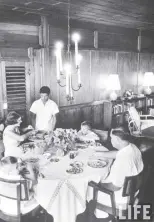  ?? ?? Frank and Betty Anderson in their Basilan home, tended by the missus.