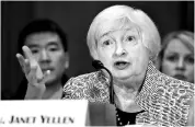  ?? REUTERS ?? Federal Reserve Chair Janet Yellen