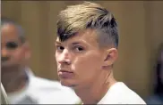  ?? BOSTON HERALD FILE PHOTO ?? Volodymyr Zhukovskyy appears in court in Springfiel­d on June 24, 2019. The charges against him have been tweaked, but still accuse him of being responsibl­e for the deaths of seven motorcycli­sts when the truck he was driving collided with them in Randolph, N.H., on June 21, 2019.