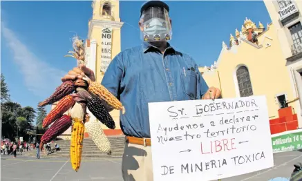  ?? /JESÚS ESCAMIROZA ?? Piden activistas que no se destruya la fauna y flora con la minería.