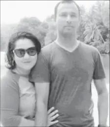  ??  ?? Naiee Singh and her killer husband Roger Singh.
