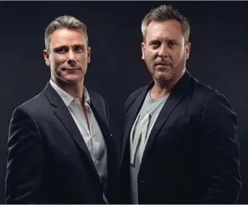  ??  ?? Back together again… Scott Feasey, left, and Ryan Reed will be leading M&C Saatchi’s offices in Dubai and Abu Dhabi