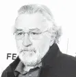  ??  ?? Robert De Niro