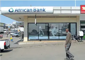  ?? Picture: Dean Hutton/Bloomberg via Getty Images ?? African Bank was effectivel­y bailed out by the government in 2014 when the Reserve Bank took a 50% stake in the failed lender.