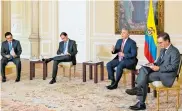  ?? CORTESíA ?? El presidente Iván Duque en conversato­rio sobre mipymes en Colombia.