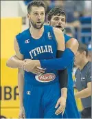  ?? FOTO: NEVADO ?? Bargnani, con la selección italiana