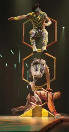  ??  ?? Integratin­g discipline­s such as BMX, parkour and rope skipping into the show allows Cirque to elevate the level of complexity in a live show.