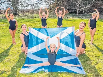  ??  ?? MPD dance group, back row, from left: Abigail, Chloe, Millie and Lily; middle: Ruby and Stella; front: Ella.