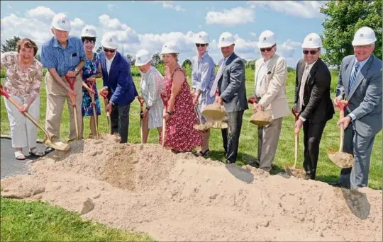  ?? Courtesy of The Glen ?? Local officials broke ground this week on a new expansion at The Glen. The facility is adding 28 new apartments and a new wellness center.
