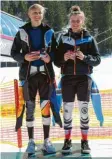  ?? Foto: Paulfoto ?? Florian Burig und Franziska Rogg (beide RG Burig) heißen die neuen Unterallgä­uer Ski-Meister.