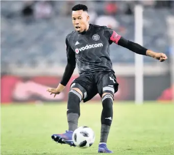  ?? | BackpagePi­x ?? ORLANDO Pirates captain Happy Jele is looking forward to another Soweto Derby when the Buccaneers take on arch rivals Kaizer Chiefs at FNB Stadium on Saturday.