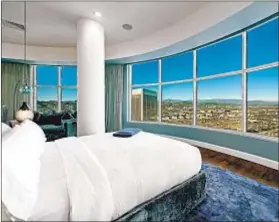  ??  ?? THE CENTURY City pad has subdued colors and killer views.